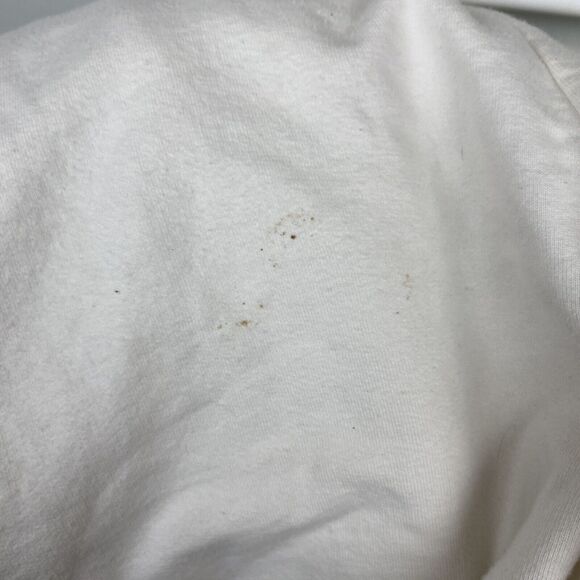 Prana Womens Large L Fleece Lined Rowen Jacket Off White Midweight Cotton Button - Picture 13 of 13